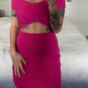 Revolve Mini Pink Dress